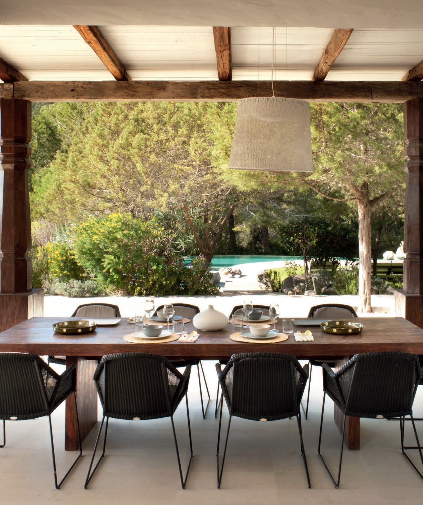 Villa a ibiza: un mix tra semplicitàe glamour Veranda Restaurant decorazione
