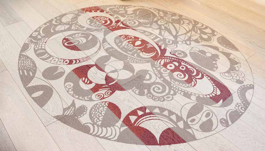Parquet: innovativi decori d'arte Pavimento decorazione Antico