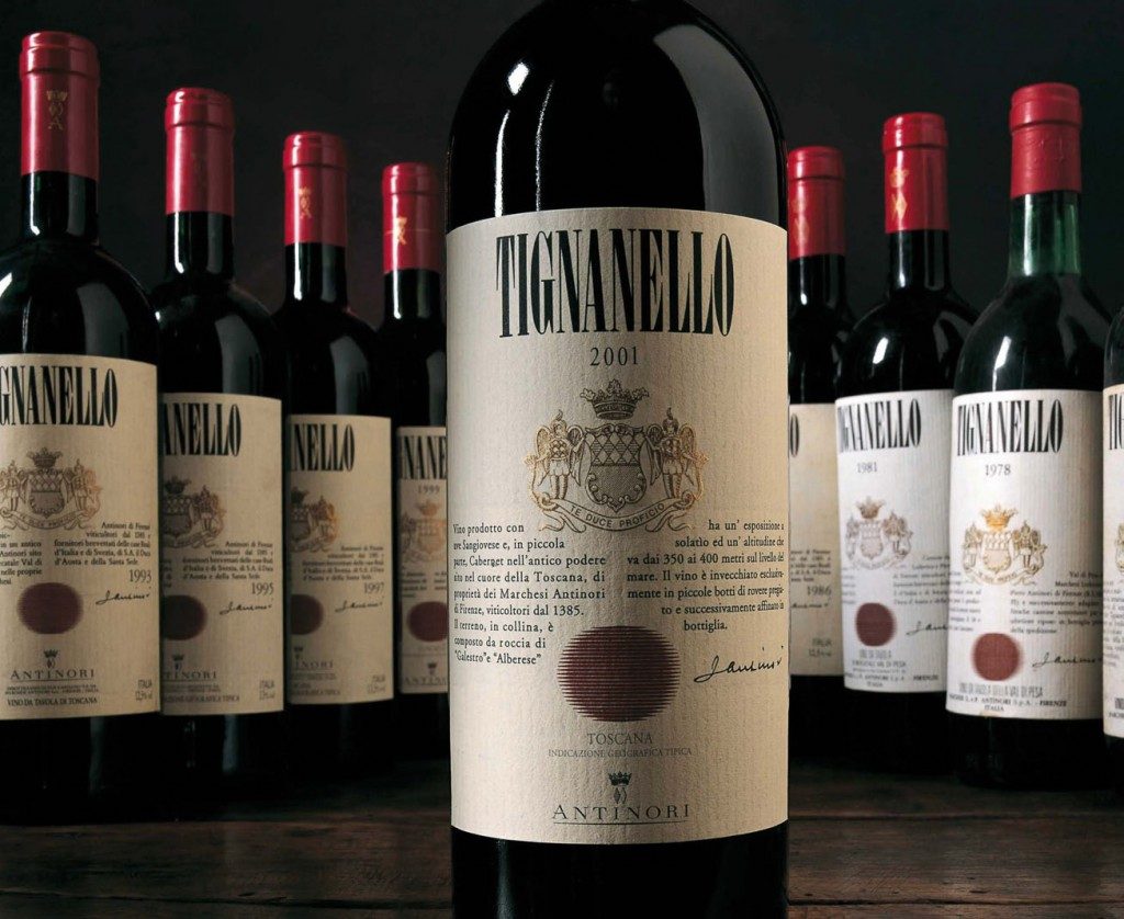 Tignanello Antinori: lo stile che cambia un'epoca