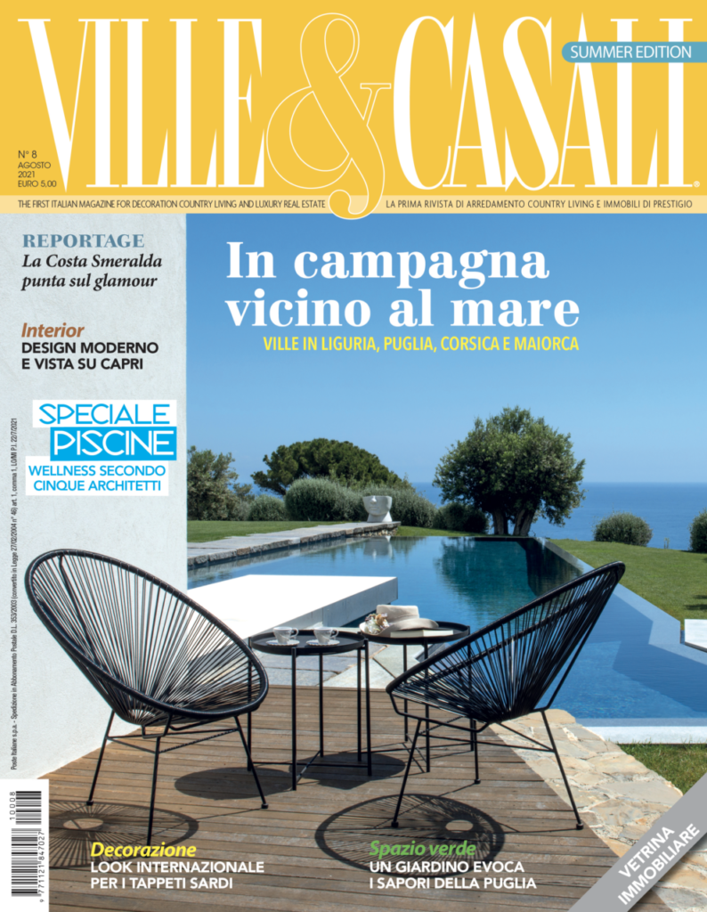 È in edicola il numero di agosto 2021 di Ville&Casali