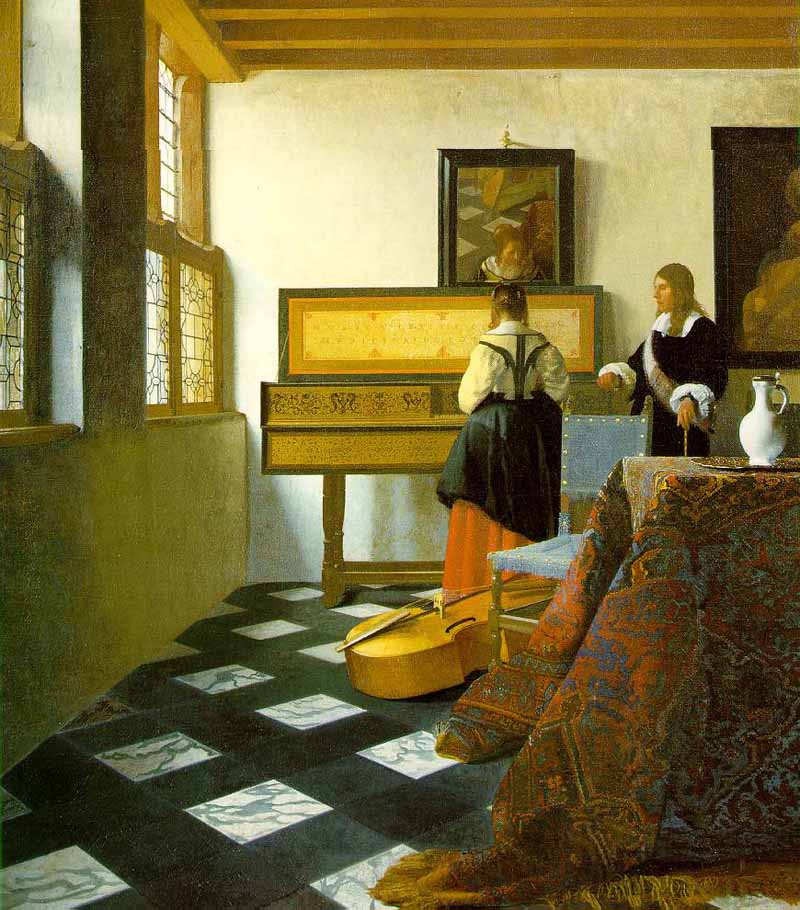 I tappeti nei dipinti di Vermeer