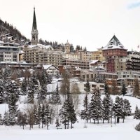 Veduta invernale di St Moritz - Fulcanelli