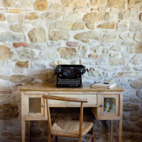 Una vecchia macchina da scrivere Olivetti