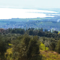La villa in cima al lago Trasimeno
