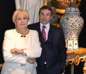 Francesca Carlucci e il figlio Marco