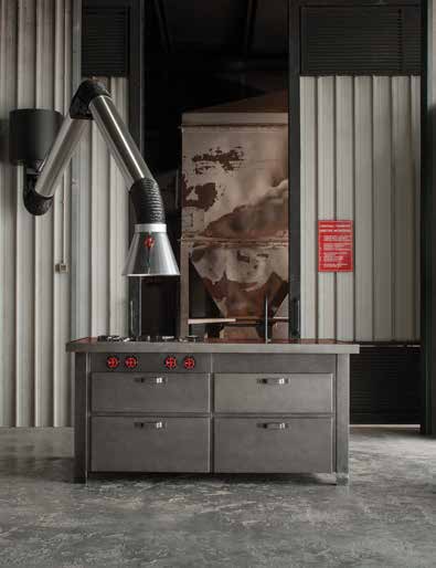 Cucina stile industriale