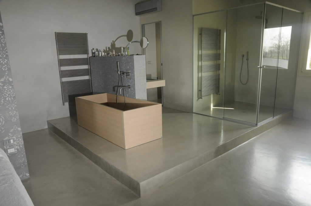 resina cemento bagno