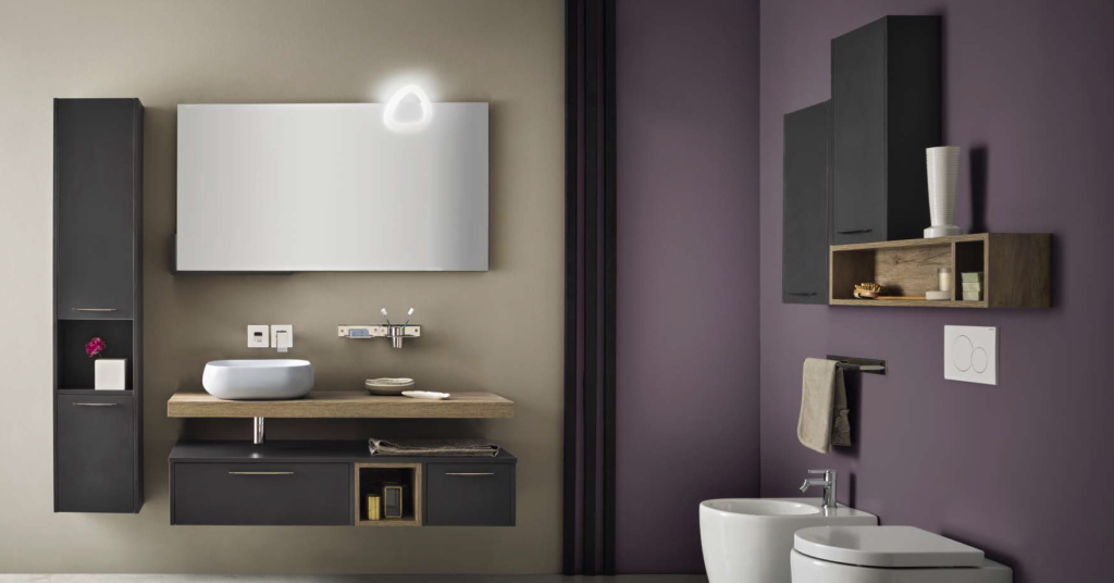 Velvet, nuova collezione componibile per l’arredo bagno