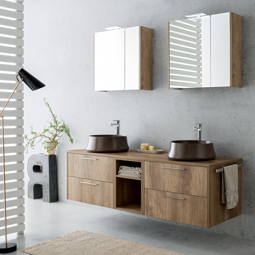 Velvet, nuova collezione componibile per l’arredo bagno