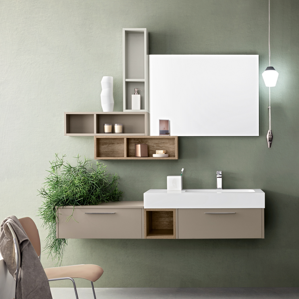 Velvet, nuova collezione componibile per l’arredo bagno