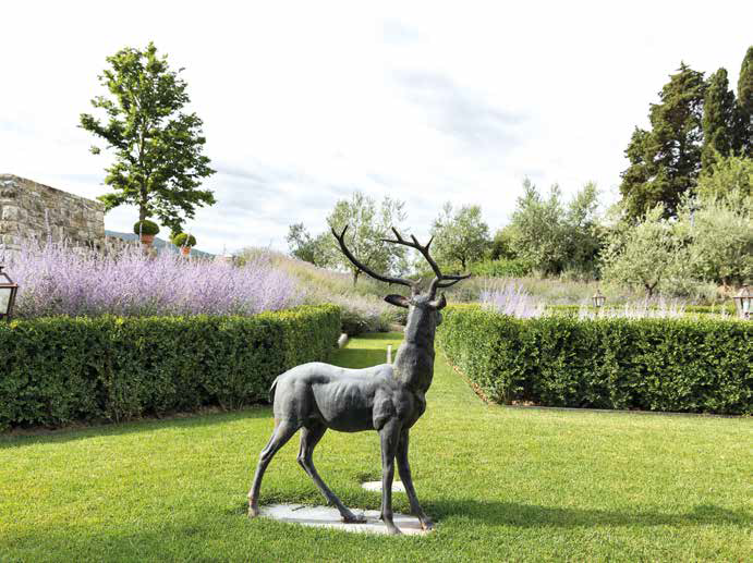 particolari del giardino rinascimentale all'italiana