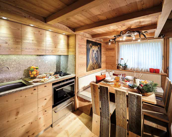 Il rinnovo degli spazi di una casa vacanze a Cortina d'Ampezzo