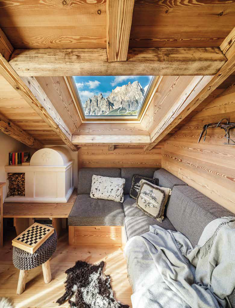Il rinnovo degli spazi di una casa vacanze a Cortina d'Ampezzo