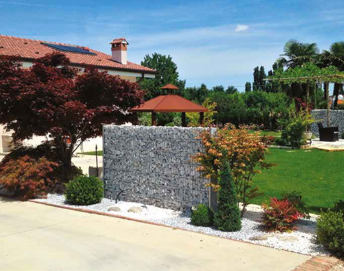 Una pergola verde nella campagna mantovana