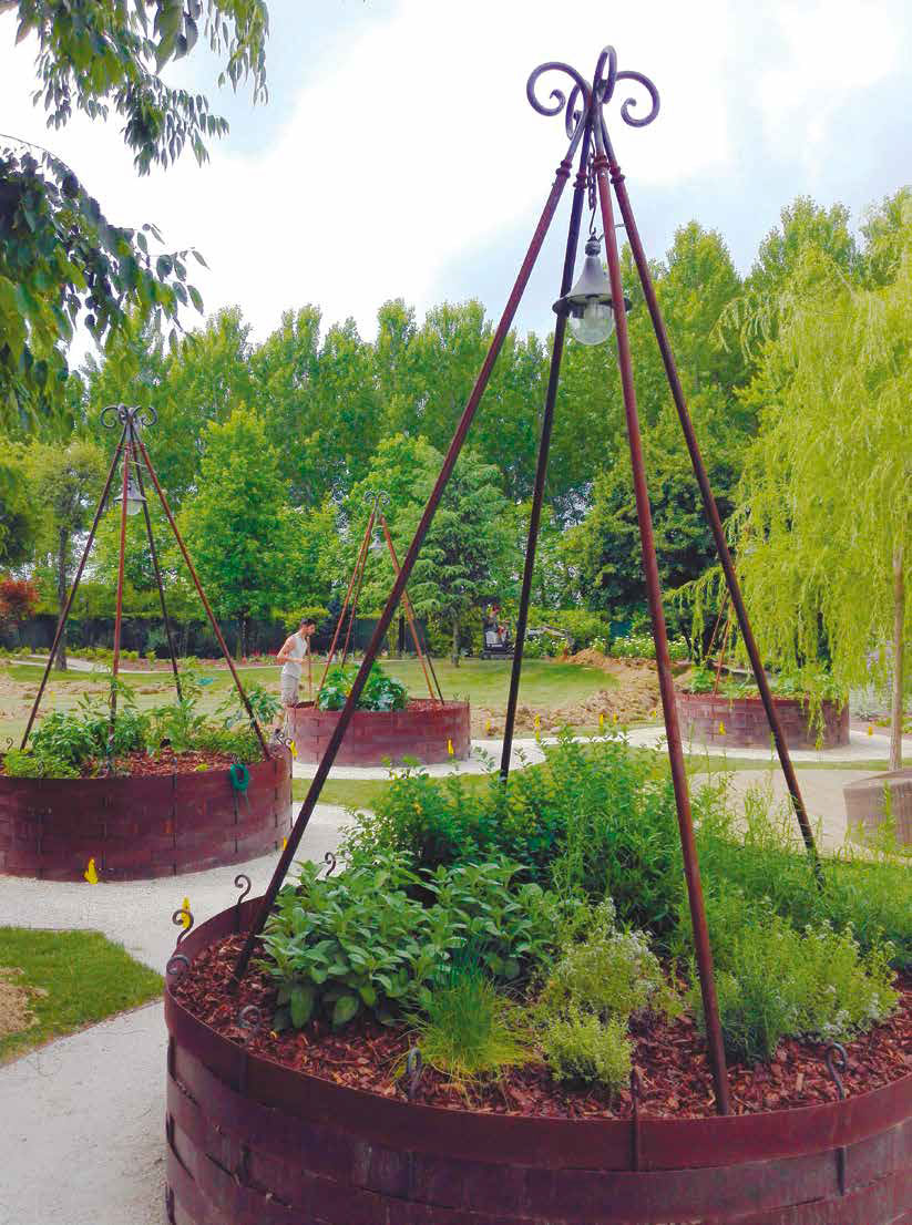 Un giardino cottage contemporaneo alle porte di Treviso