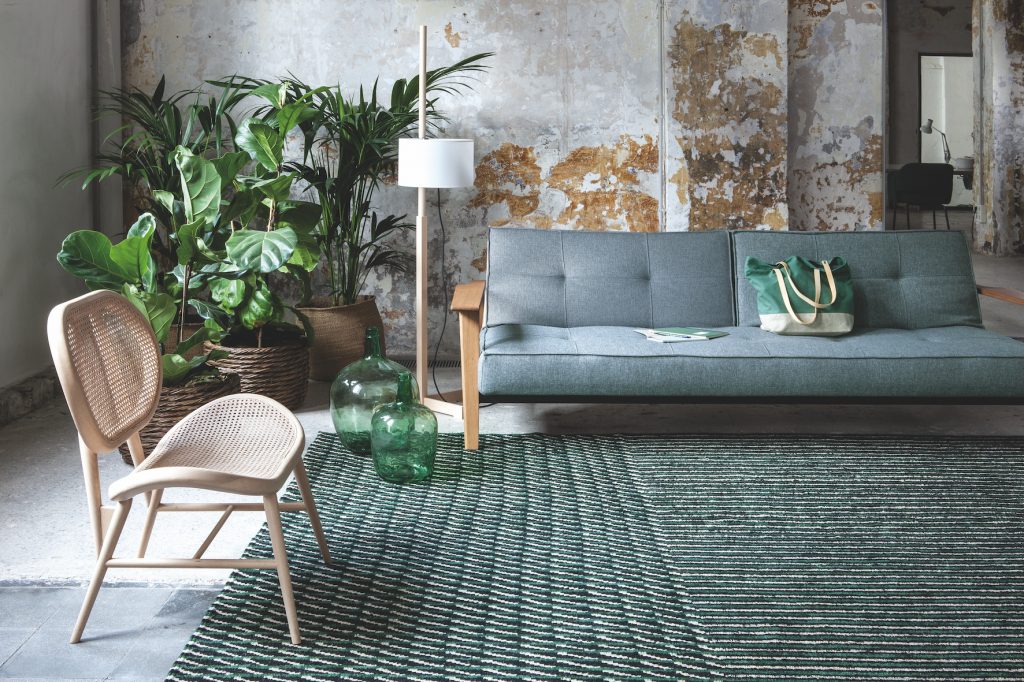 Nuove tendenze tappeti: scegli il verde per la tua casa