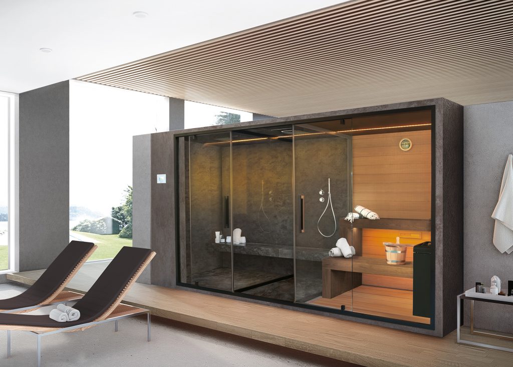 La spa in casa: sauna, idromassaggio e bagno turco per il benessere ... Sauna e idromassaggio