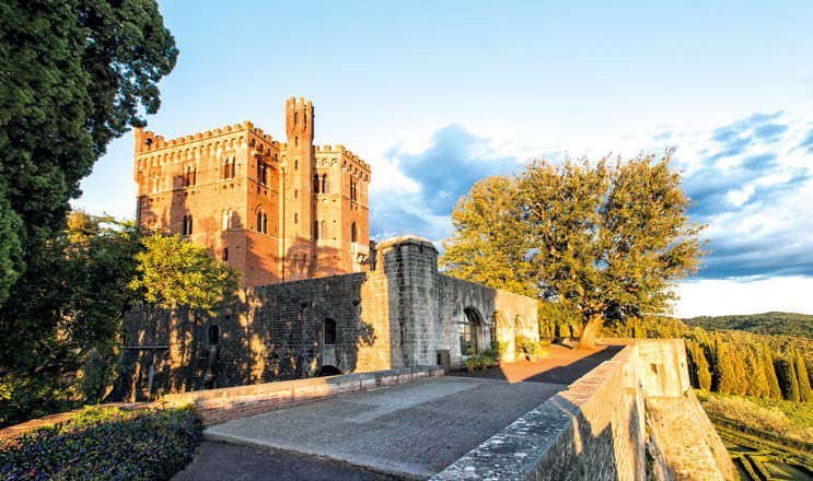 Territorio del Chianti: un mare di vigneti