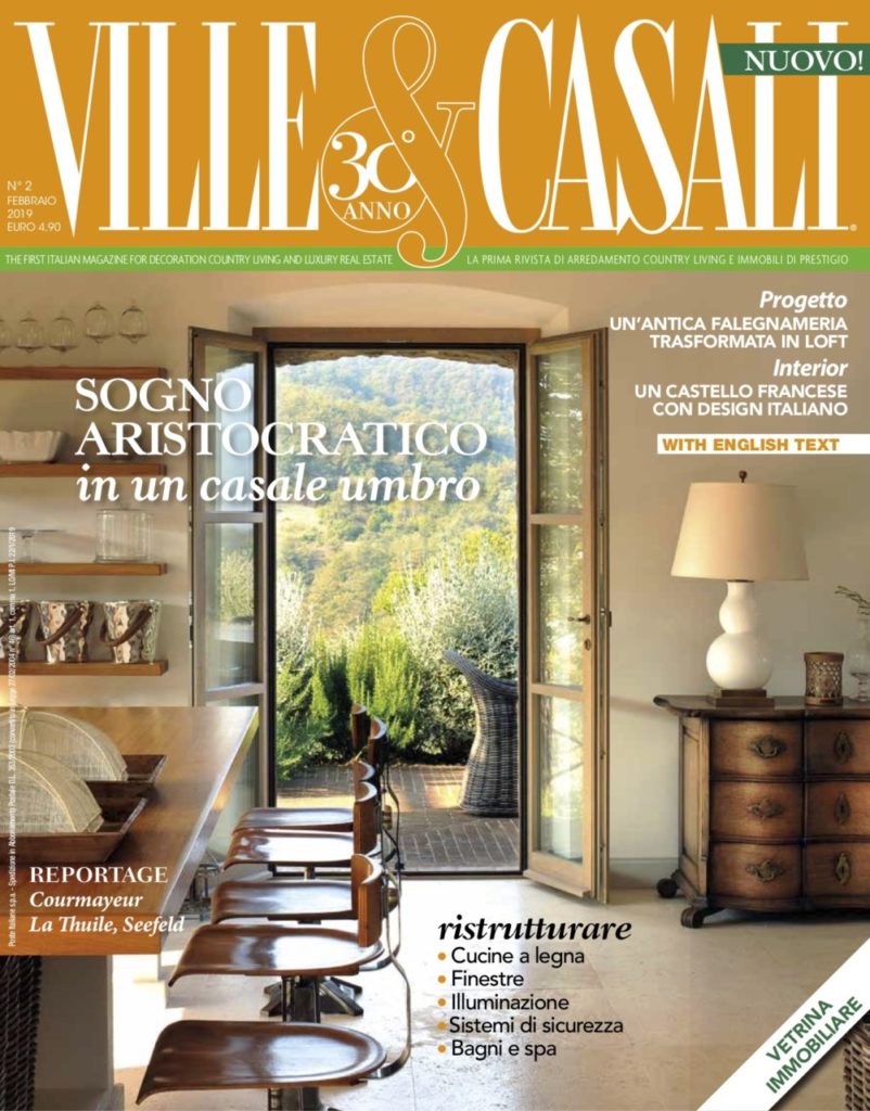 È in edicola il numero di Febbraio 2019 di Ville&Casali