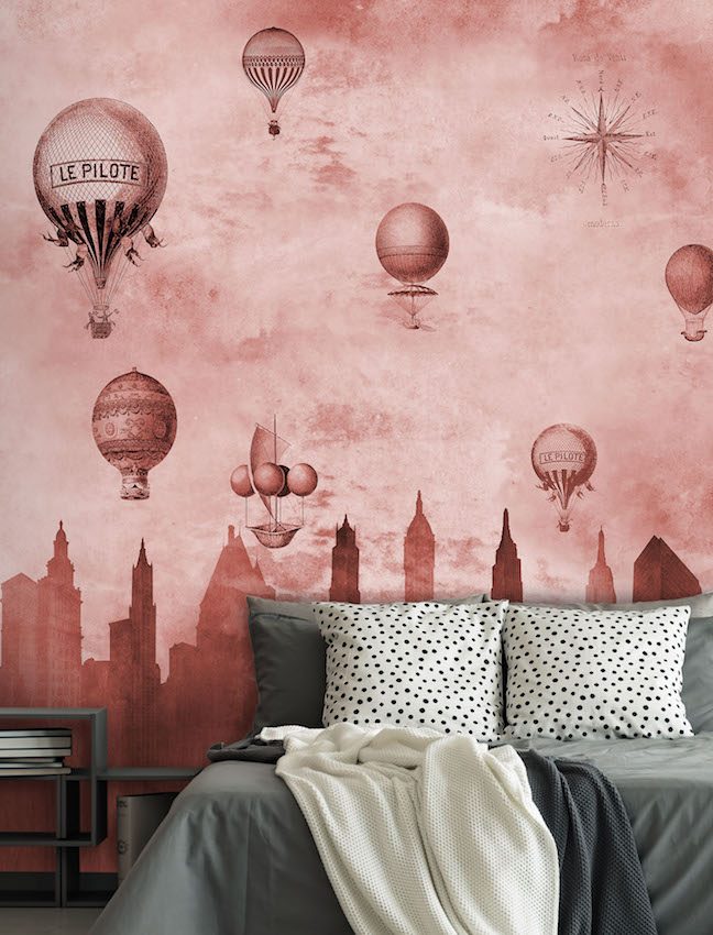 Pareti di design, con il wallcovering