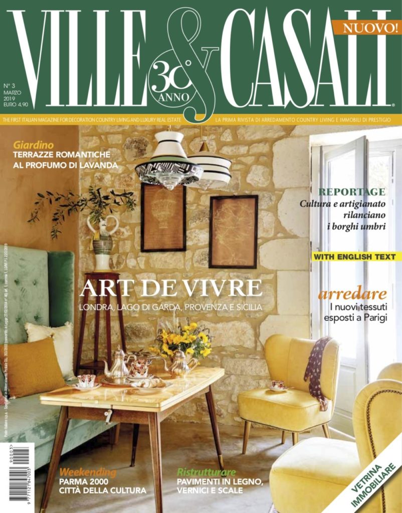 È in edicola il numero di Marzo 2019 di Ville&Casali