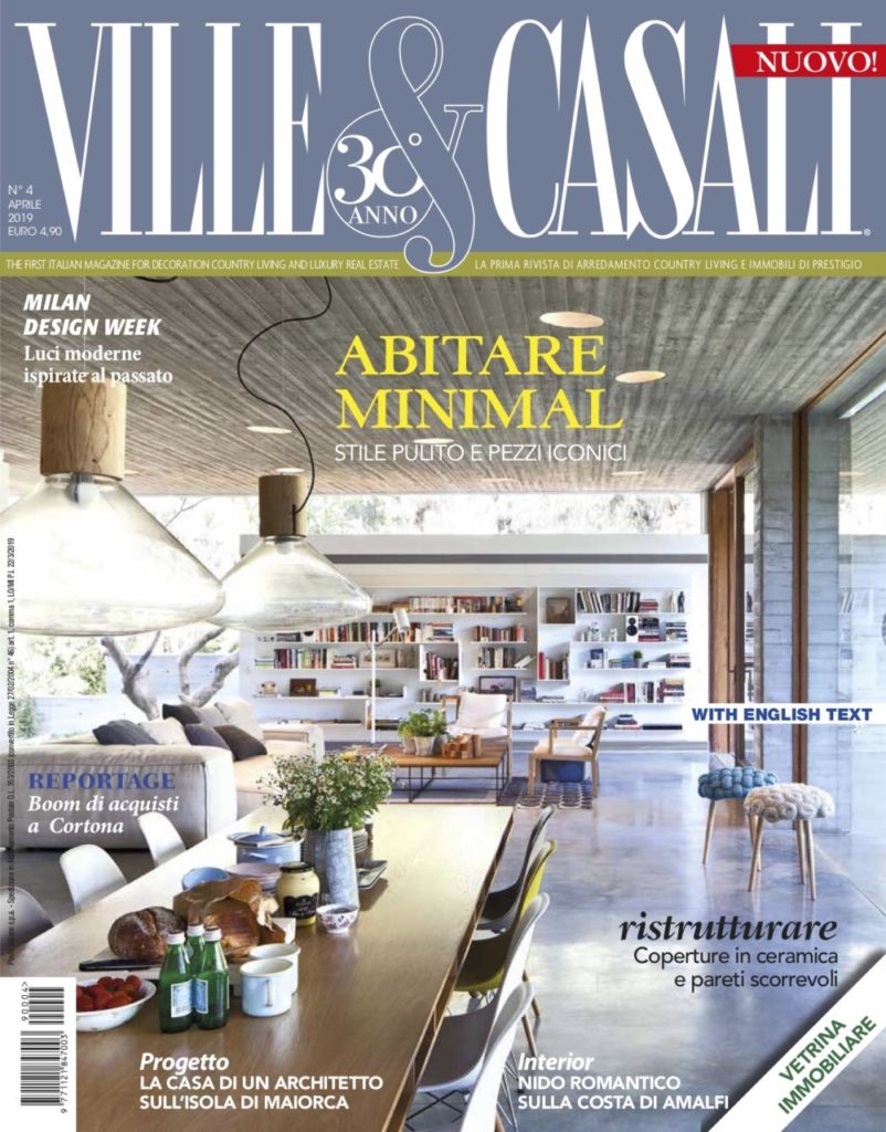 È in edicola il numero di Aprile 2019 di Ville&Casali