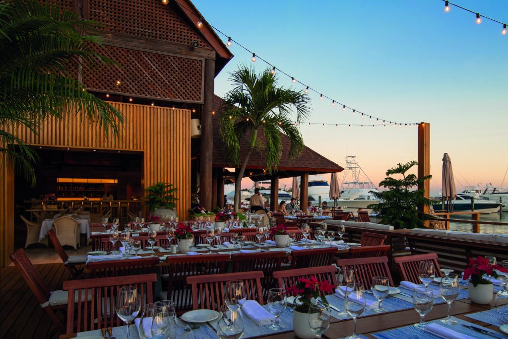 ristorante "La Casita" ai Caraibi, elaborato dallo Studio Fini Architettura