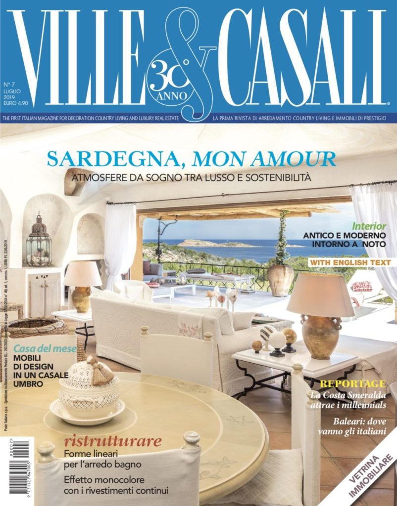 È in edicola il numero di Luglio 2019 di Ville&Casali