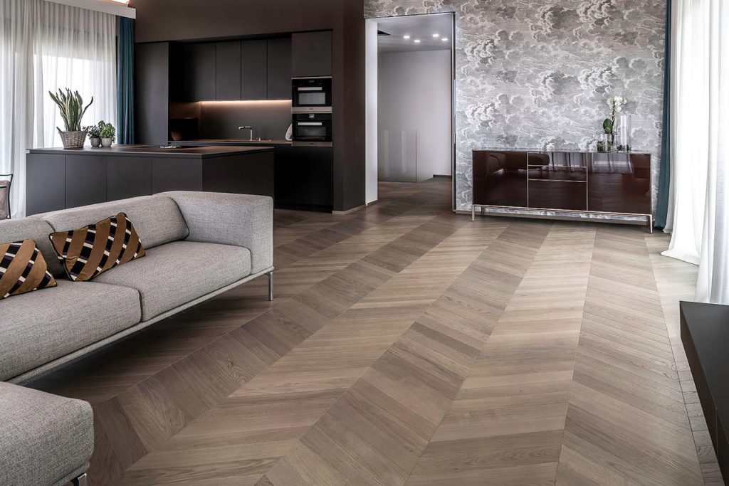 Parquet naturali in stile contemporaneo