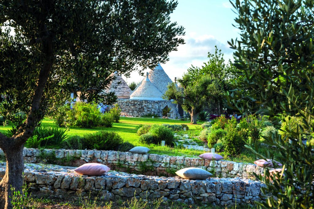 Benessere nel giardino di Ostuni