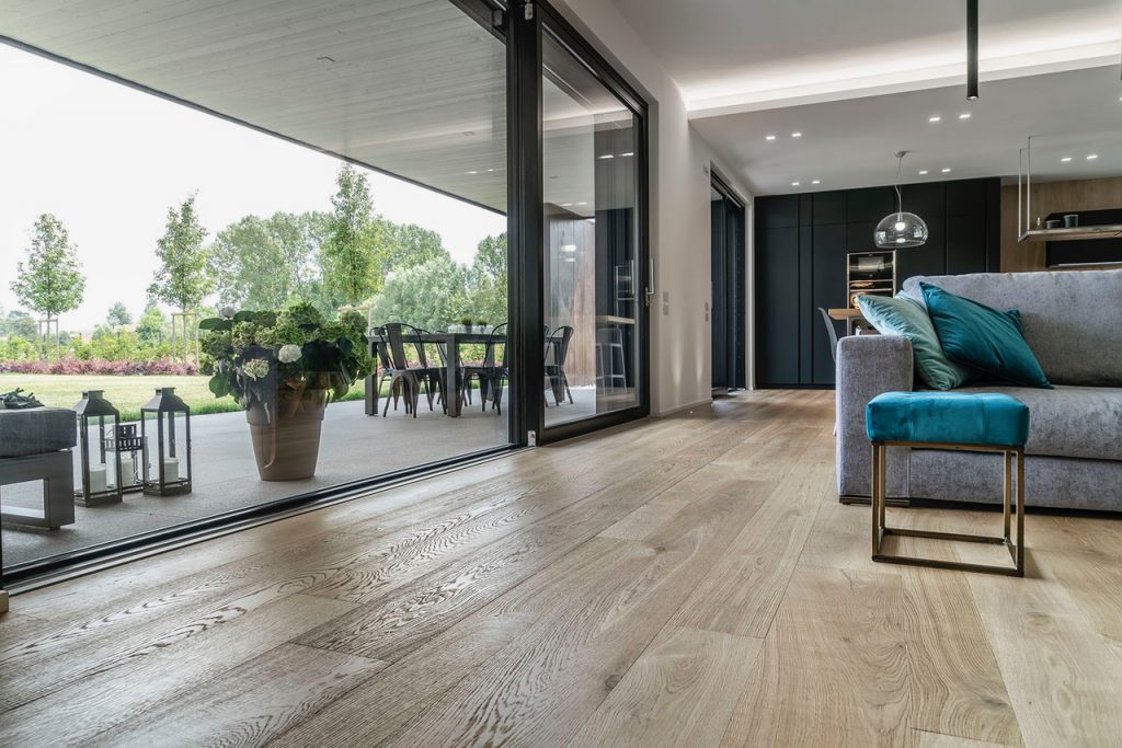 Parquet naturali in stile contemporaneo