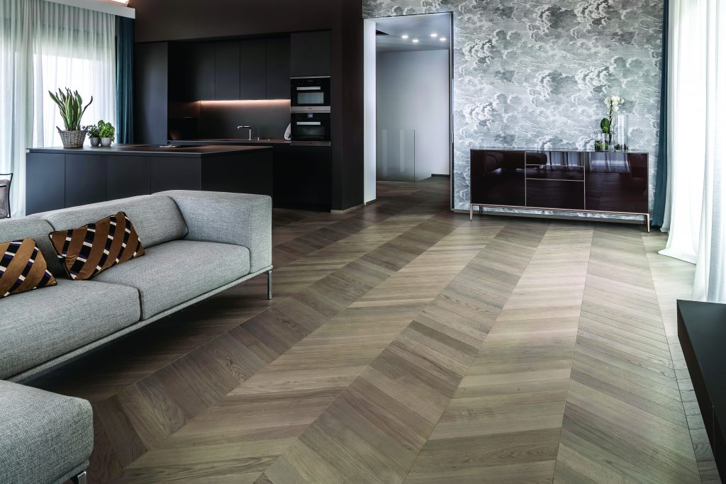 pavimento in parquet -spazio legno