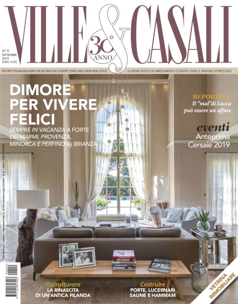 È in edicola il numero di Settembre 2019 di Ville&Casali