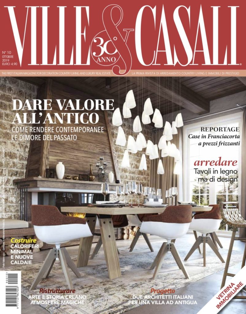 È in edicola il numero di Ottobre 2019 di Ville&Casali