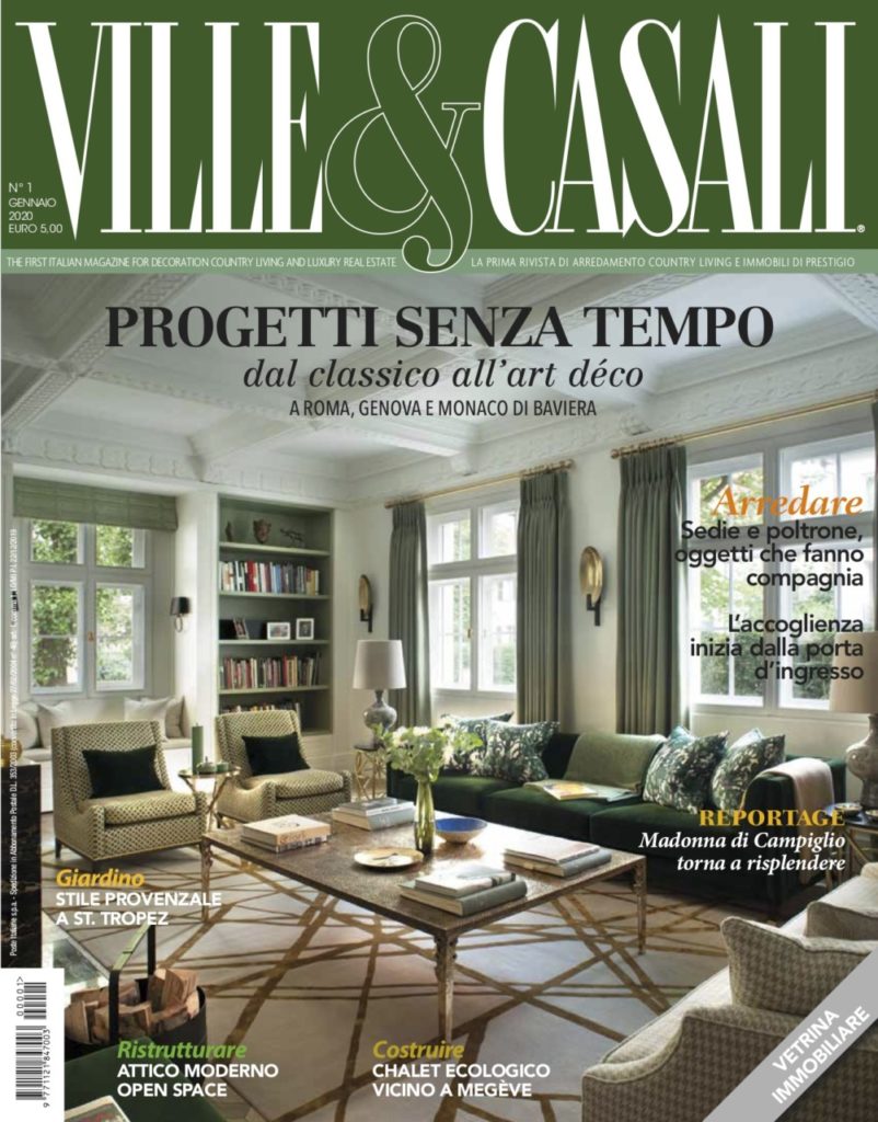 È in edicola il numero di Gennaio 2020 di Ville&Casali