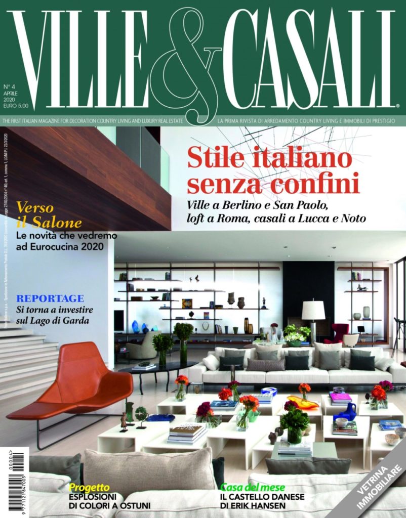 È in edicola il numero di Aprile 2020 di Ville&Casali