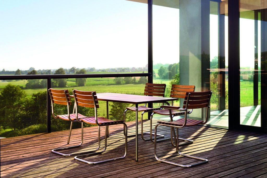 idee arredamento veranda Thonet