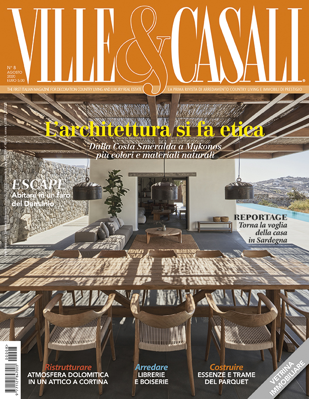 È in edicola il numero di Agosto 2020 di Ville&Casali