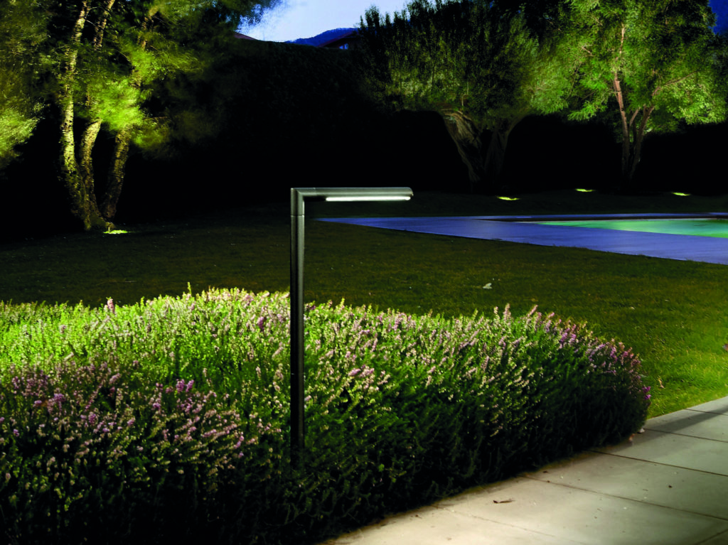 Luce smart in giardino