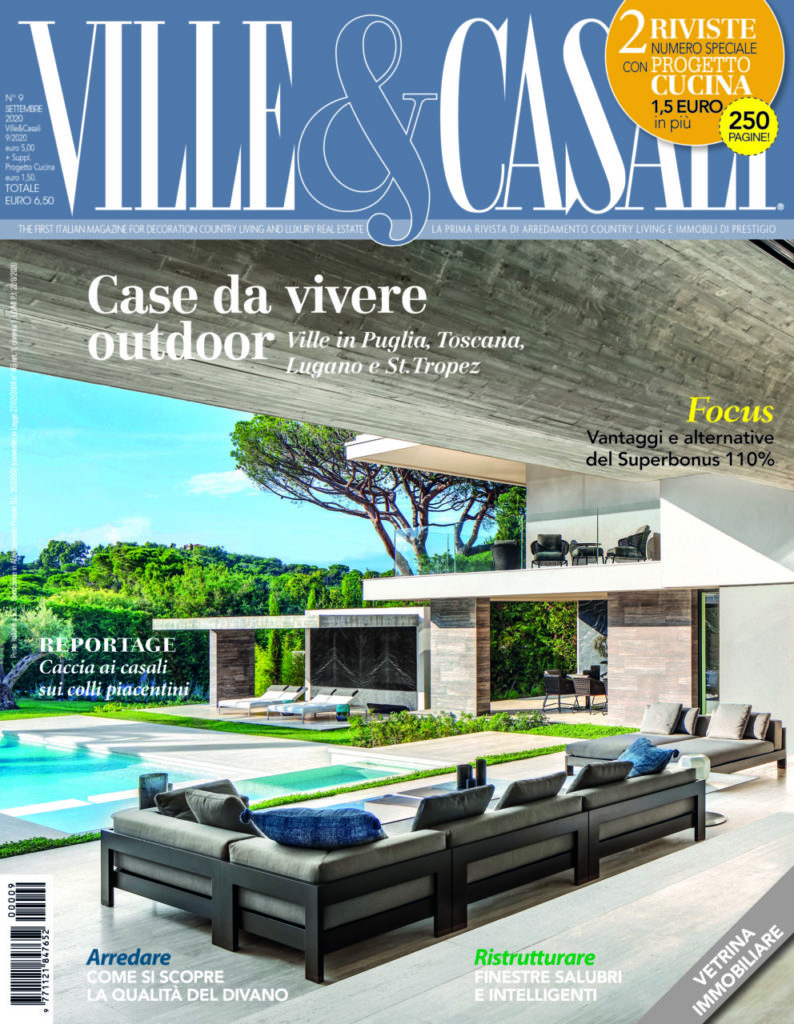 È in edicola il numero di Settembre 2020 di Ville&Casali