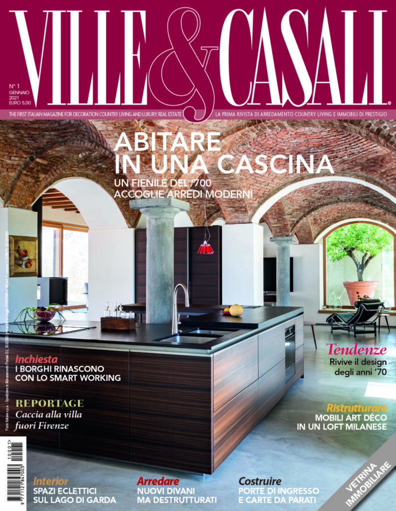 È in edicola il numero di gennaio 2021 di Ville&Casali