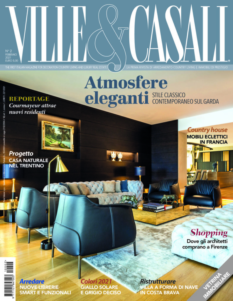 È in edicola il numero di febbraio 2021 di Ville&Casali