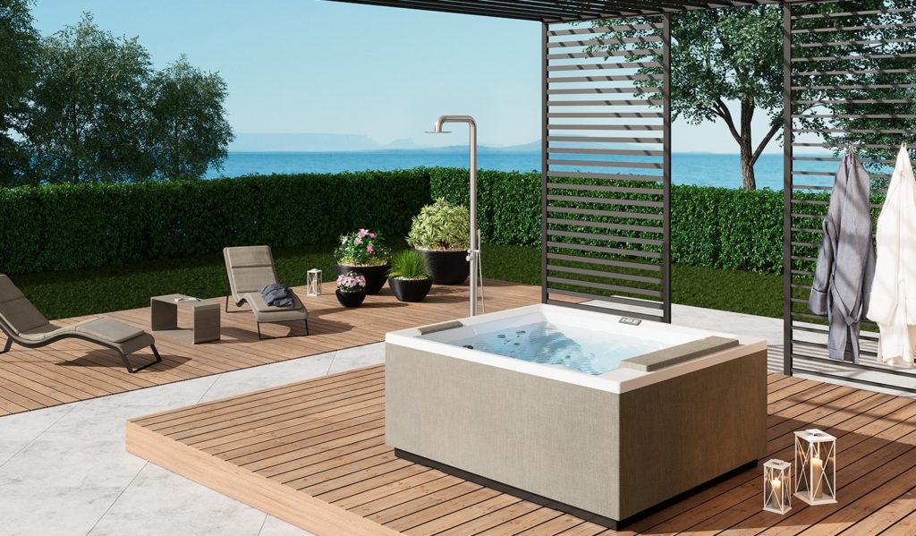 Benessere totale con una SPA in terrazza o in giardino