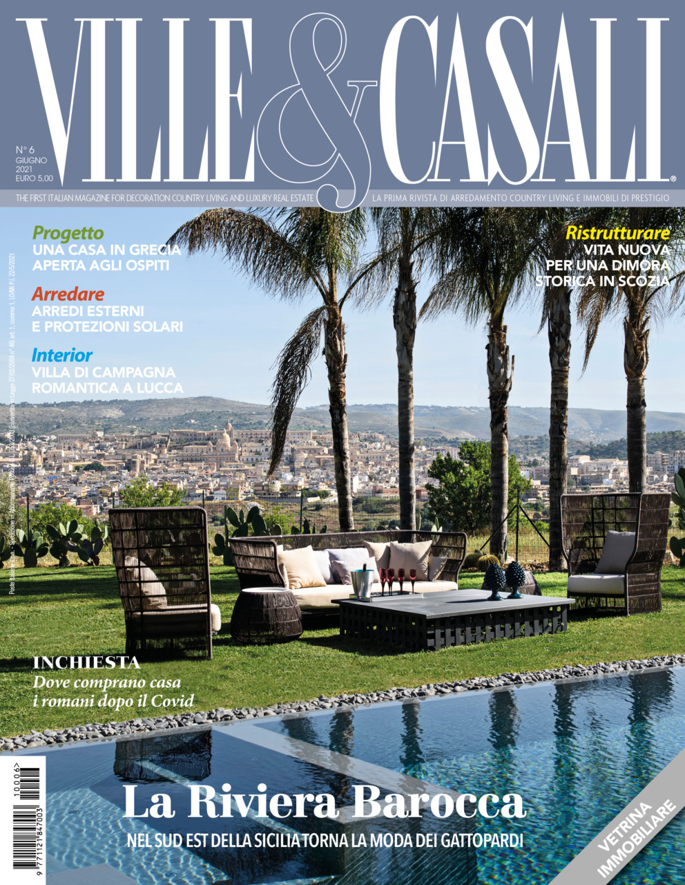 È in edicola il numero di giugno 2021 di Ville&Casali - Ville&Casali