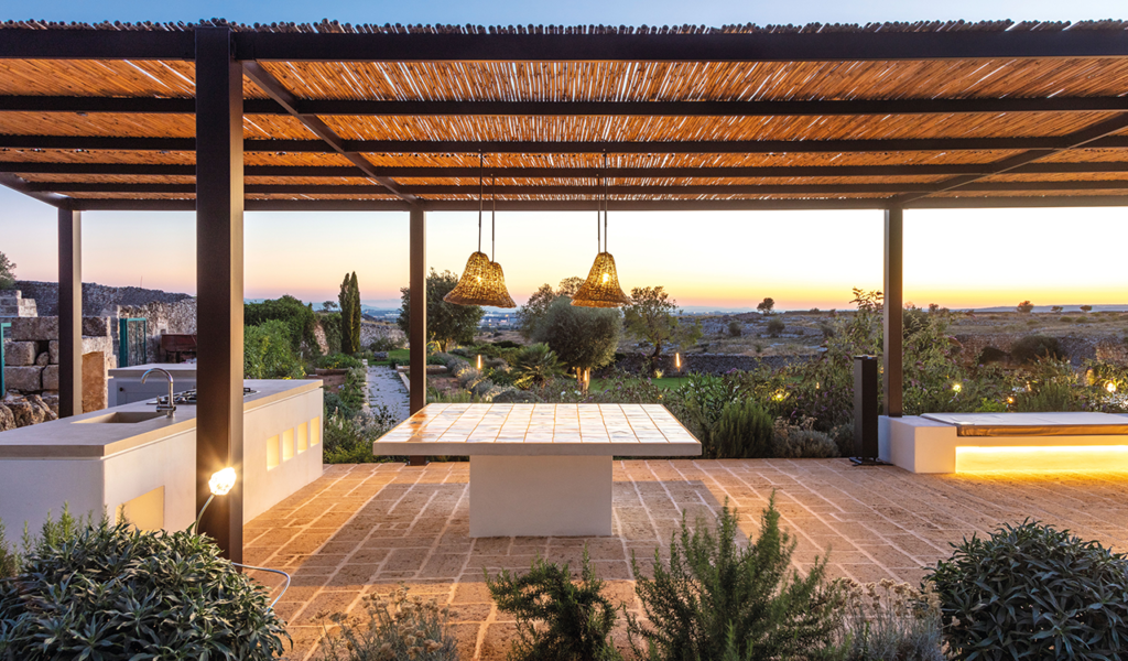 Un giardino che evoca i sapori della Puglia