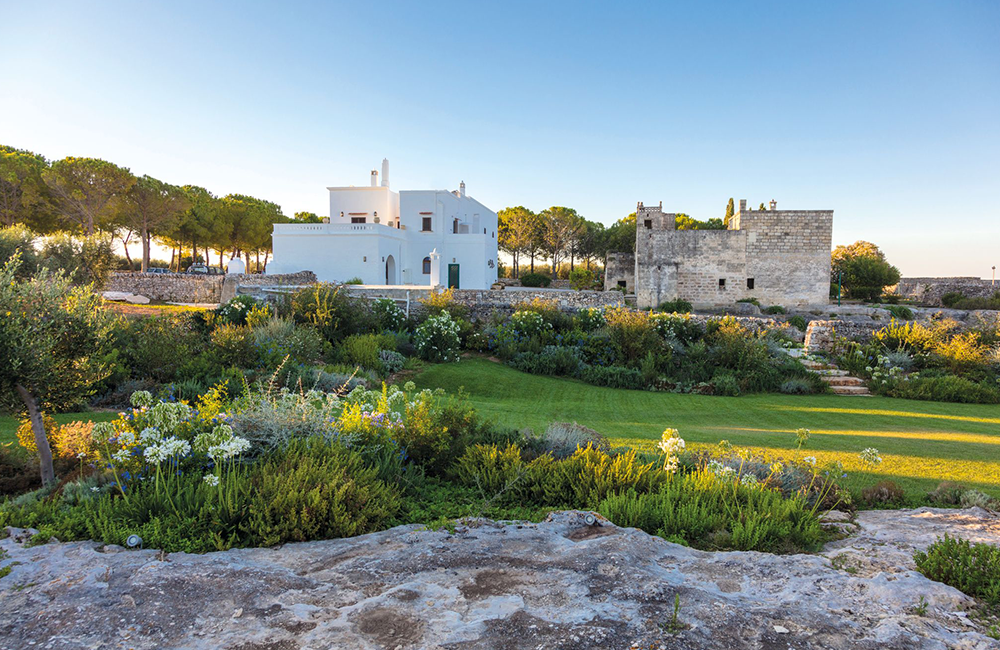 Un giardino che evoca i sapori della Puglia