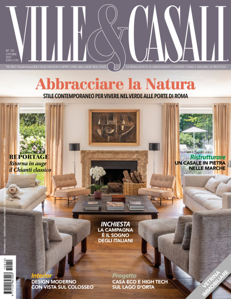 È in edicola il numero di ottobre 2021 di Ville&Casali