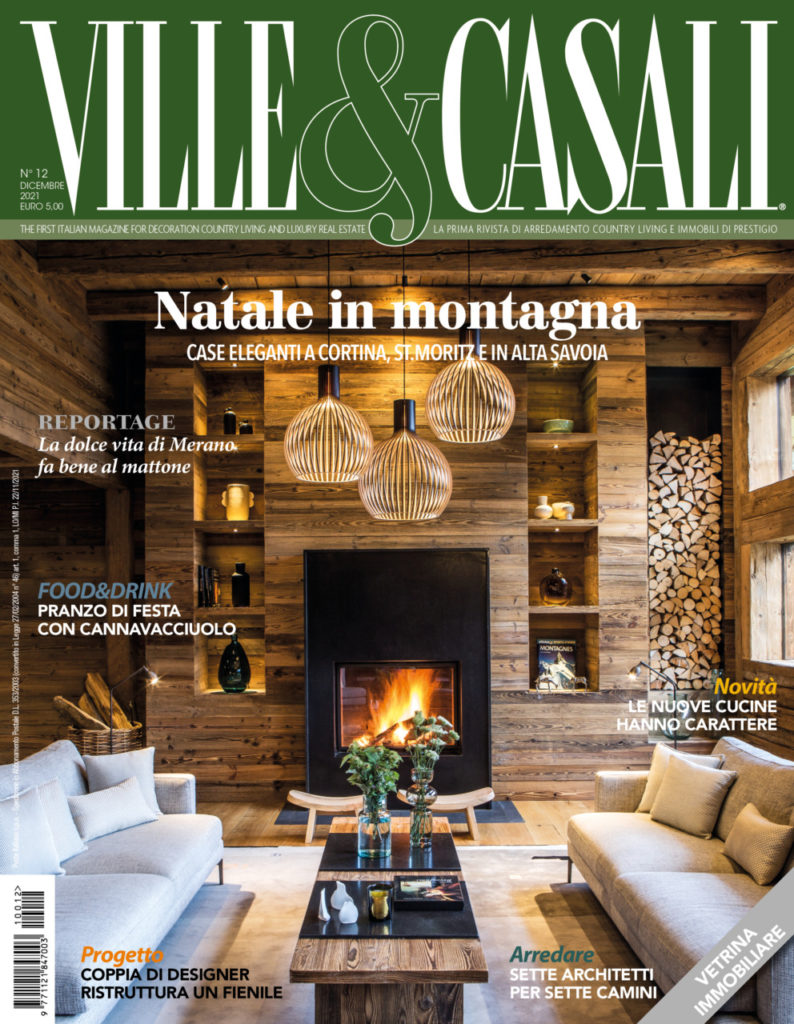 È in edicola il numero di dicembre 2021 di Ville&Casali