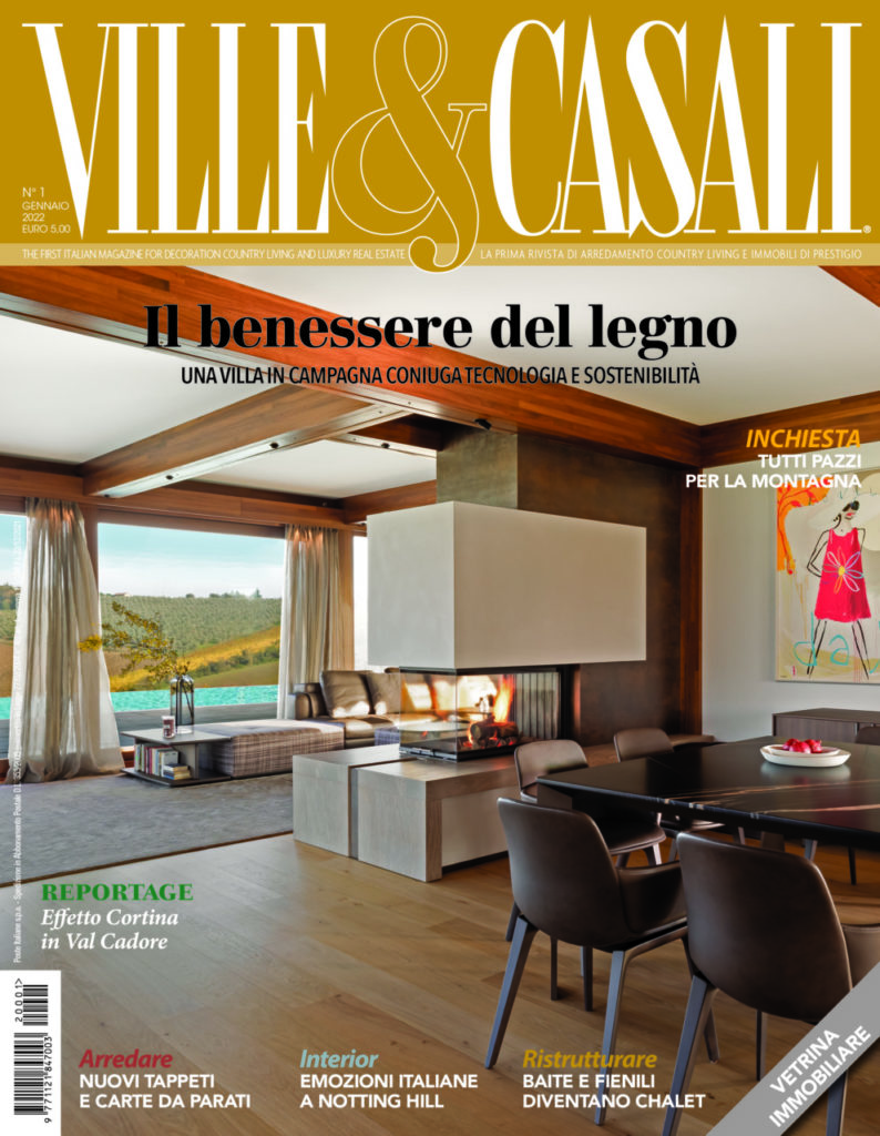 È in edicola il numero di gennaio 2022 di Ville&Casali