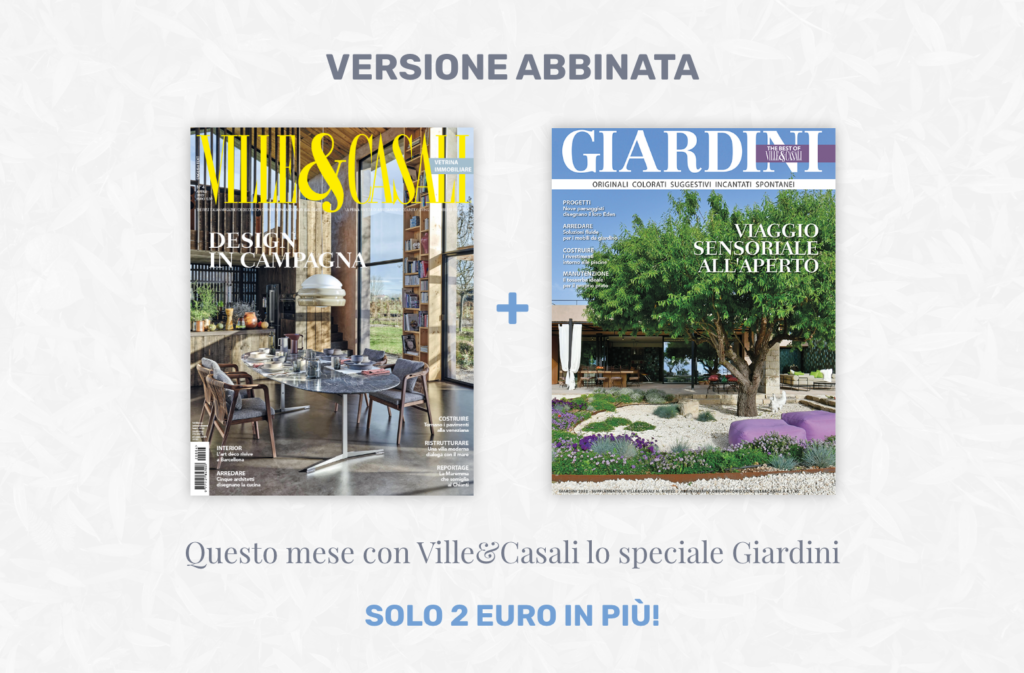 È in edicola il numero di aprile 2022 di Ville&Casali